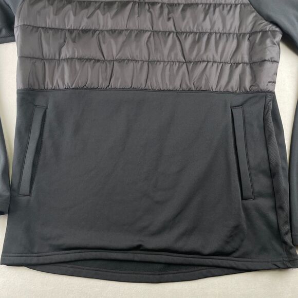Nike Dri-FIT Academy Pullover Mens L Black Zip Quilted Padded Soccer BQ7473-010 - Picture 4 of 9